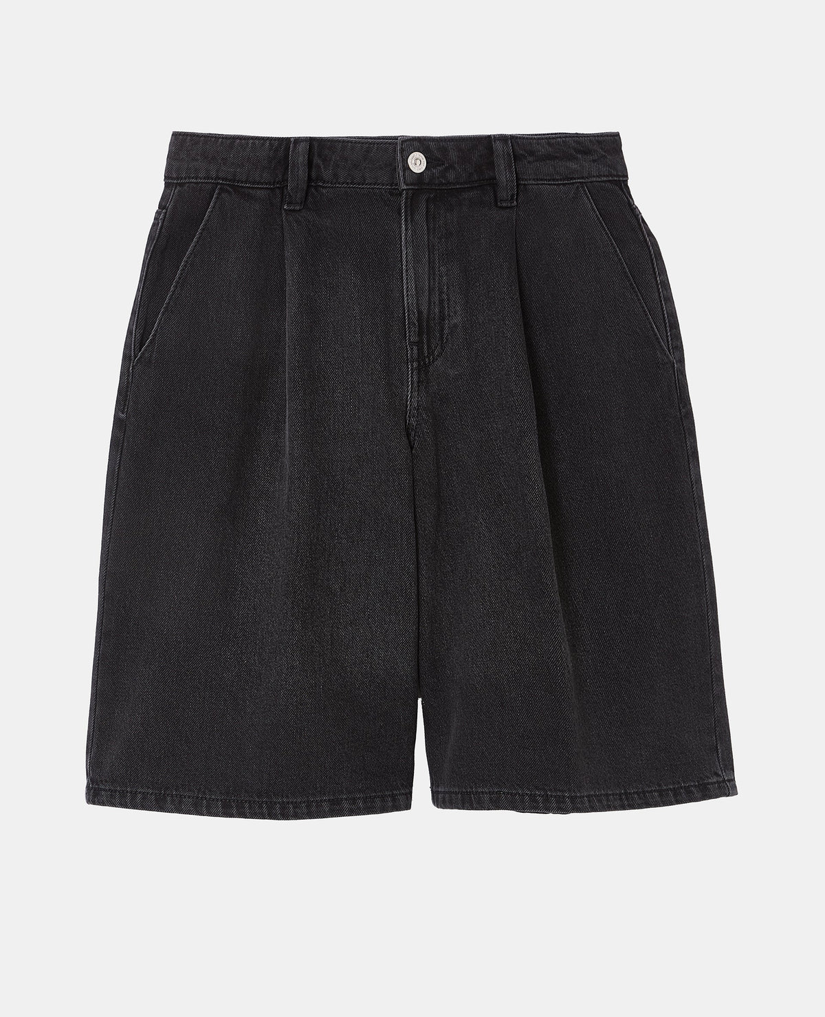 Bermuda en jean avec pinces