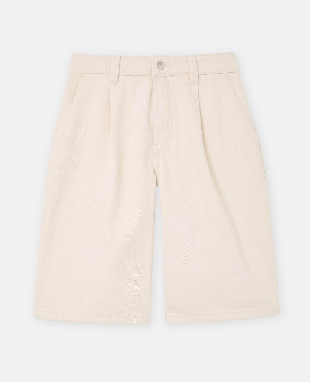 Bermuda en jean avec pinces