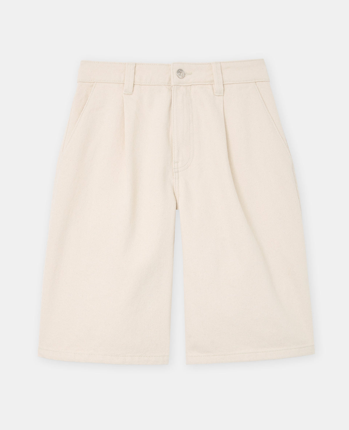 Bermuda en jean avec pinces