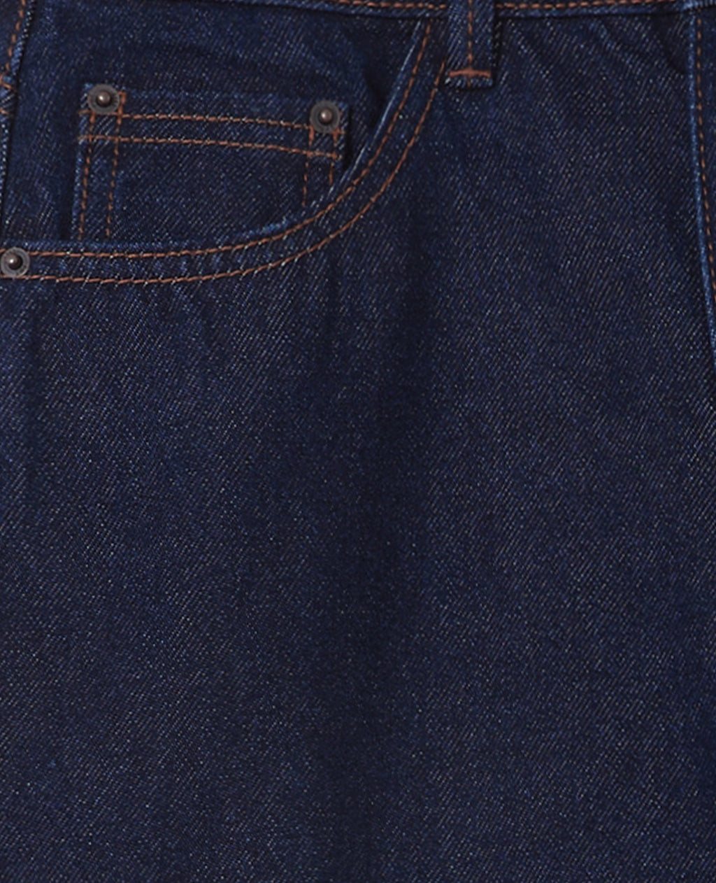 Bermuda large en jean taille haute