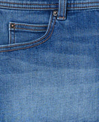 Micro-short en jean poches plaquées