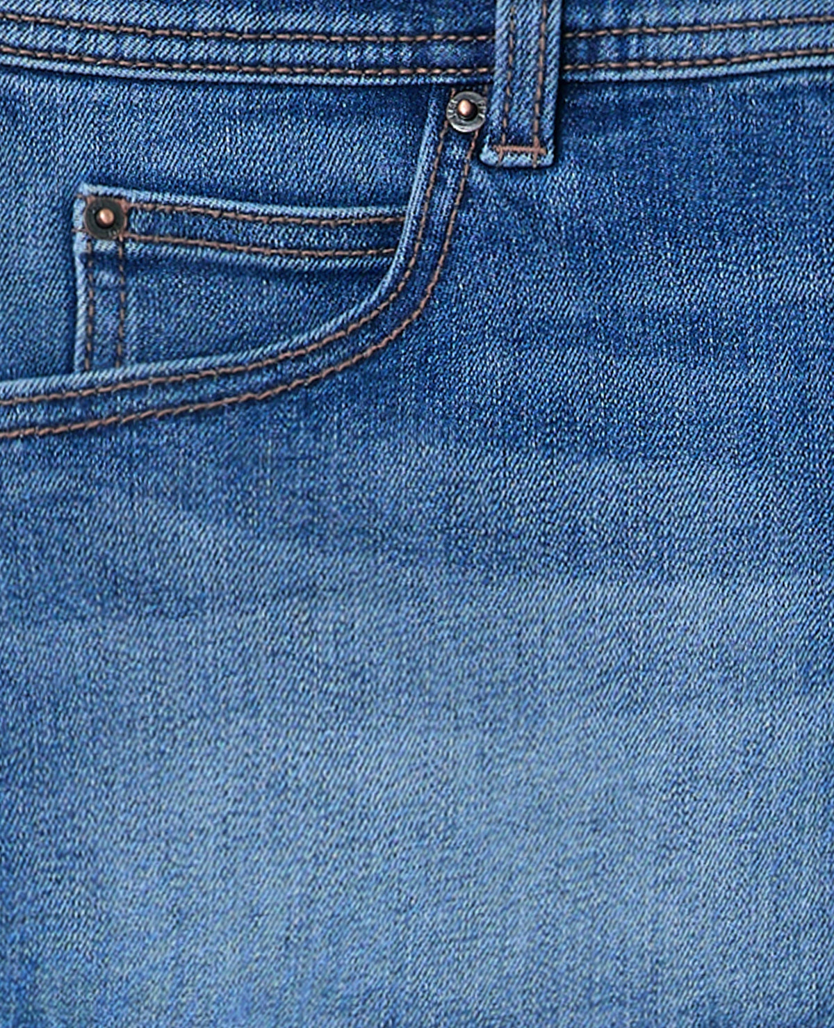Micro-short en jean poches plaquées