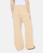 Pantalon en gaze de coton taille élastiquée