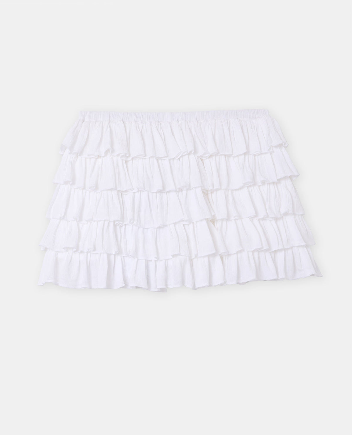 Jupe-short avec volants