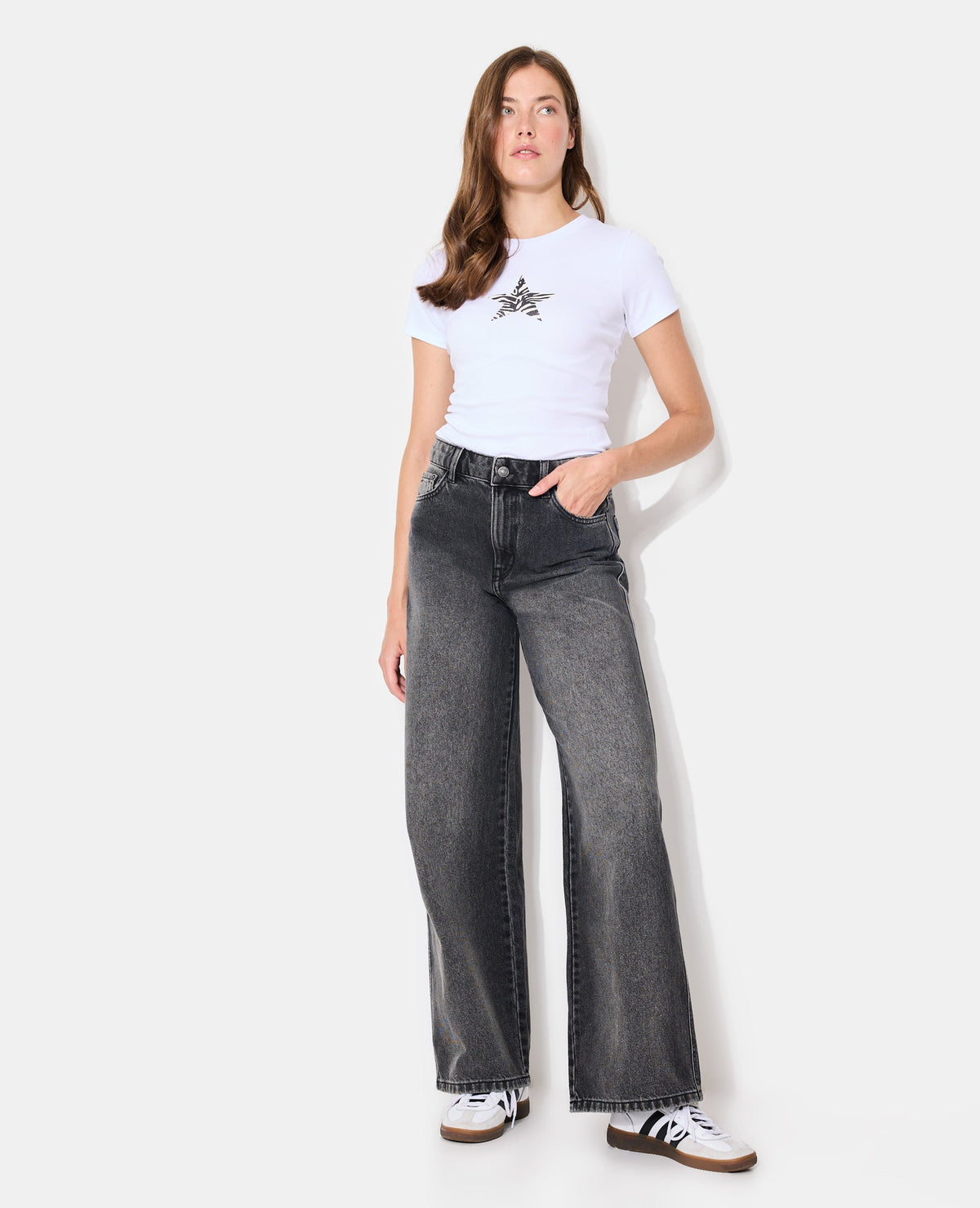 J99-3 / Jean baggy taille basse