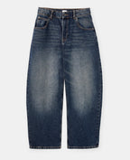 Jean barrel taille haute