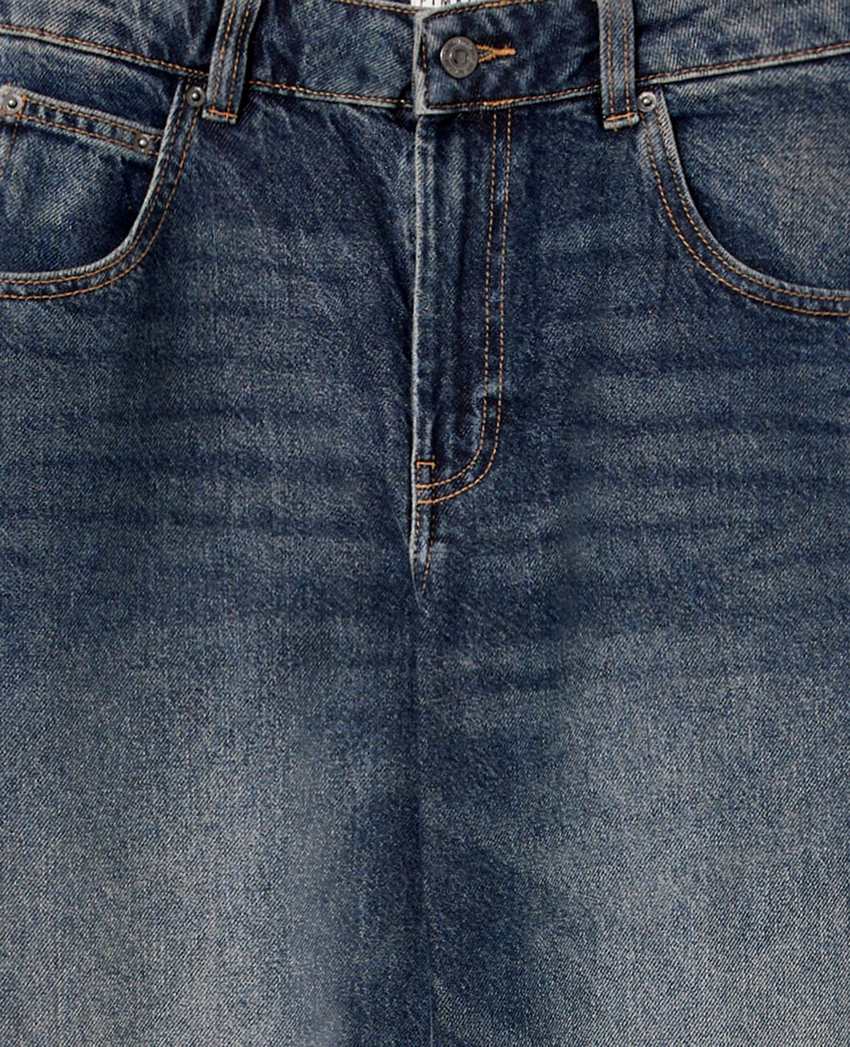 Jean barrel taille haute