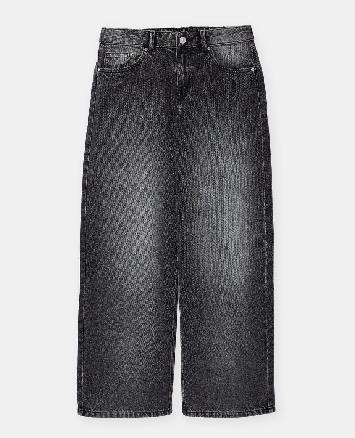 Jean wide taille basse avec étoiles