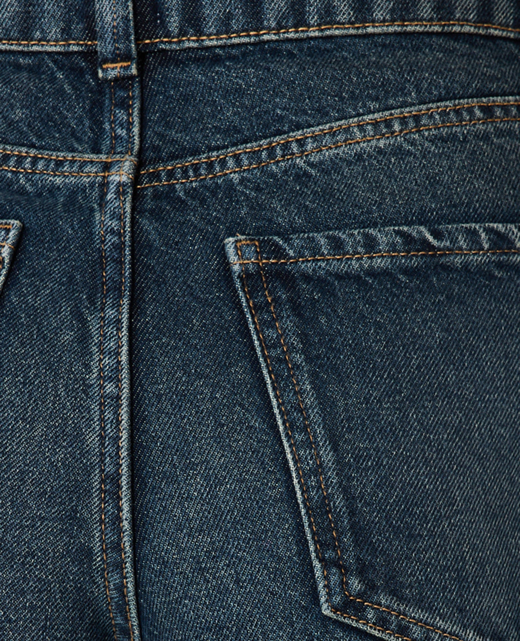 Jean wide taille haute avec ceinture décalée