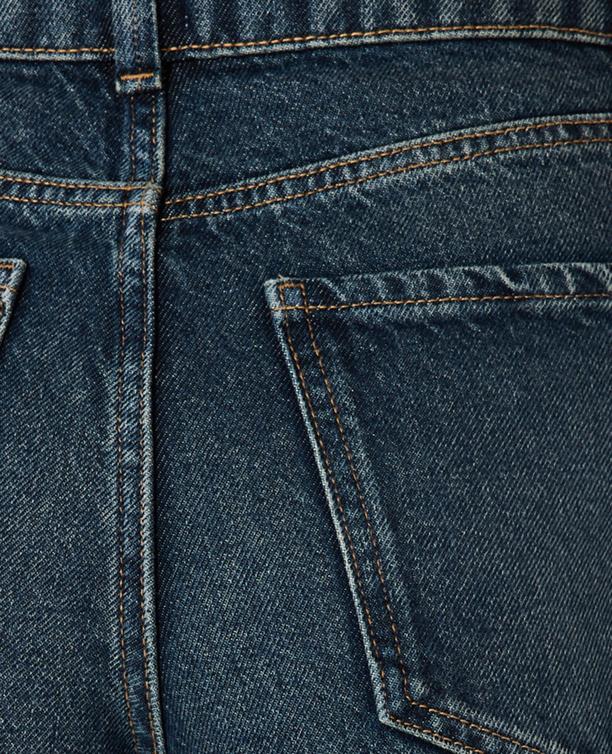 Jean wide taille haute avec ceinture décalée