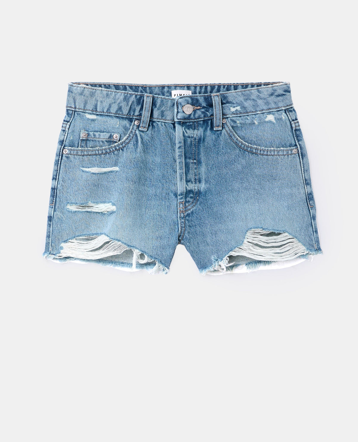 Short en jean destroy