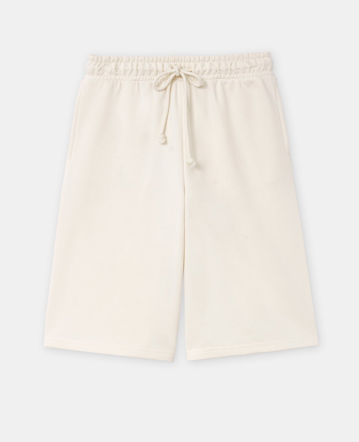 Bermuda en molleton taille élastiquée