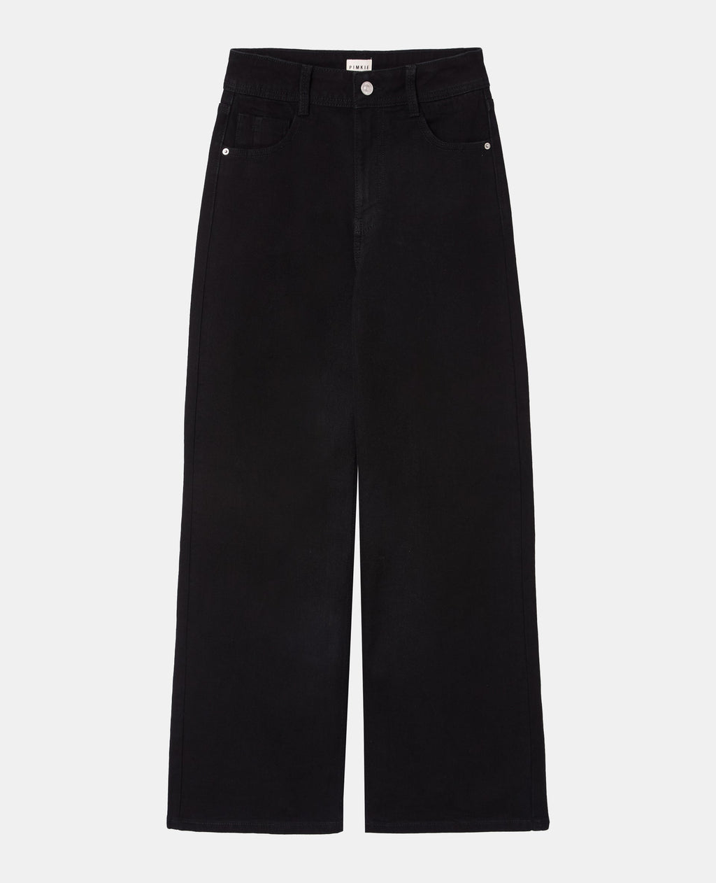 Jean wide stretch avec taille haute