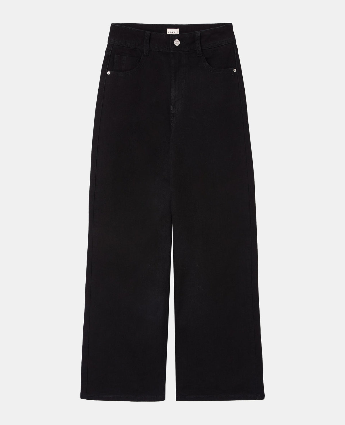 Jean wide stretch avec taille haute