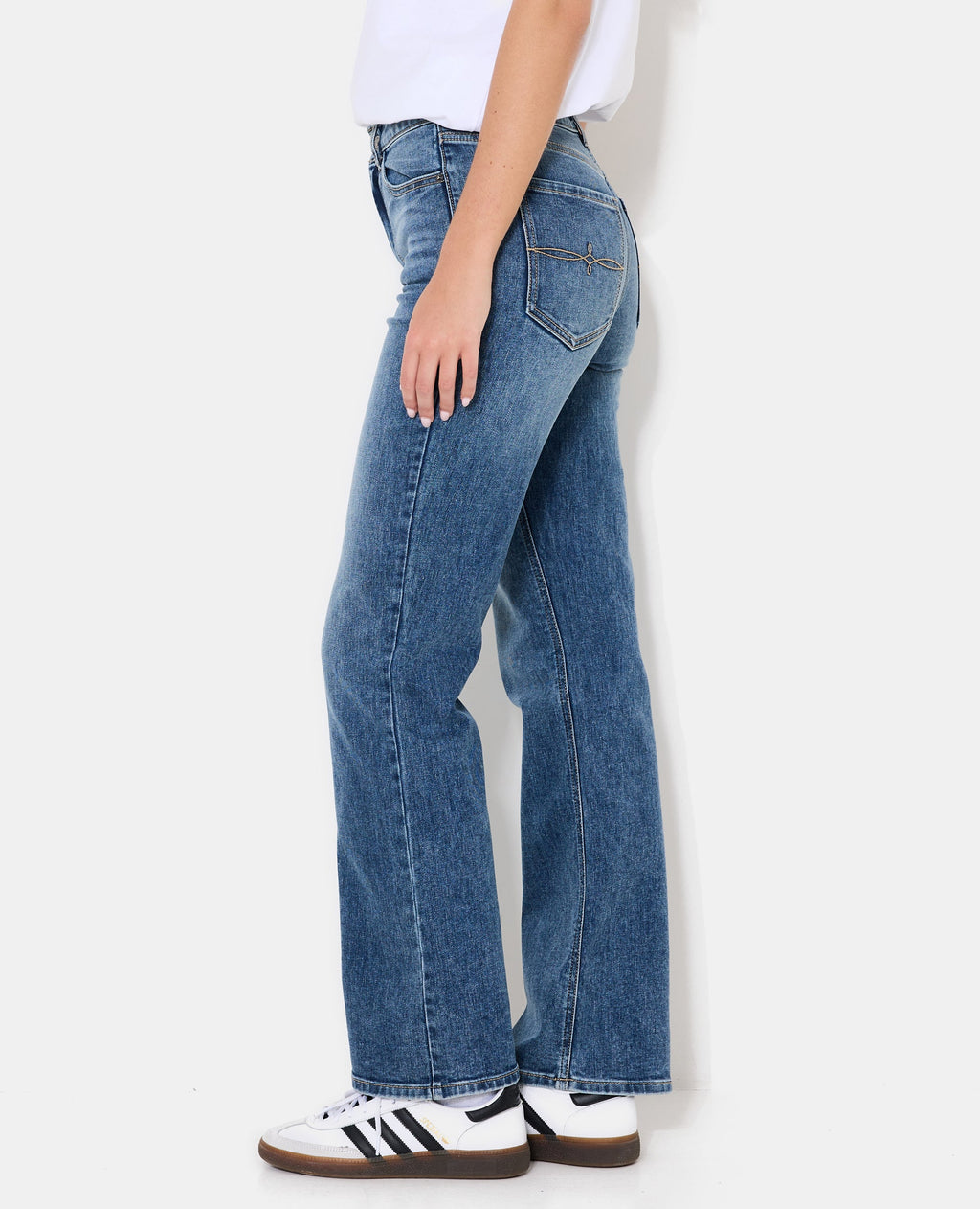 J74-1 / Jean flare taille haute