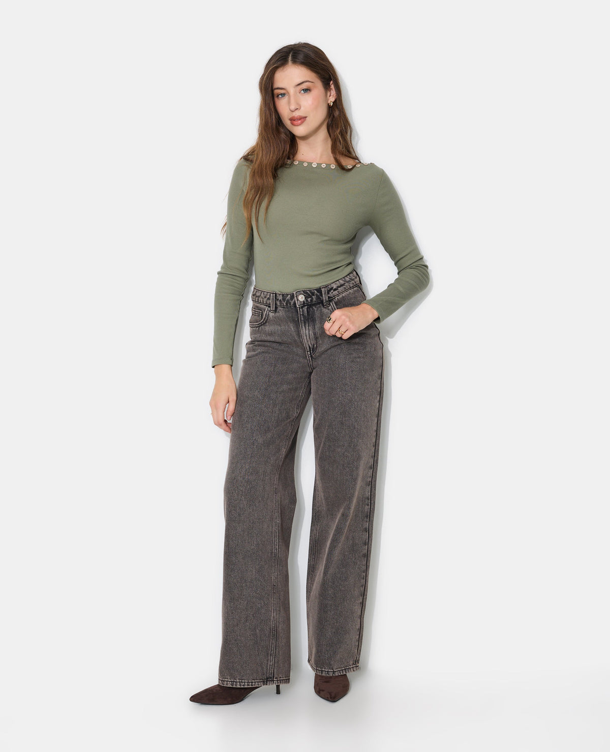 Jean wide taille medium