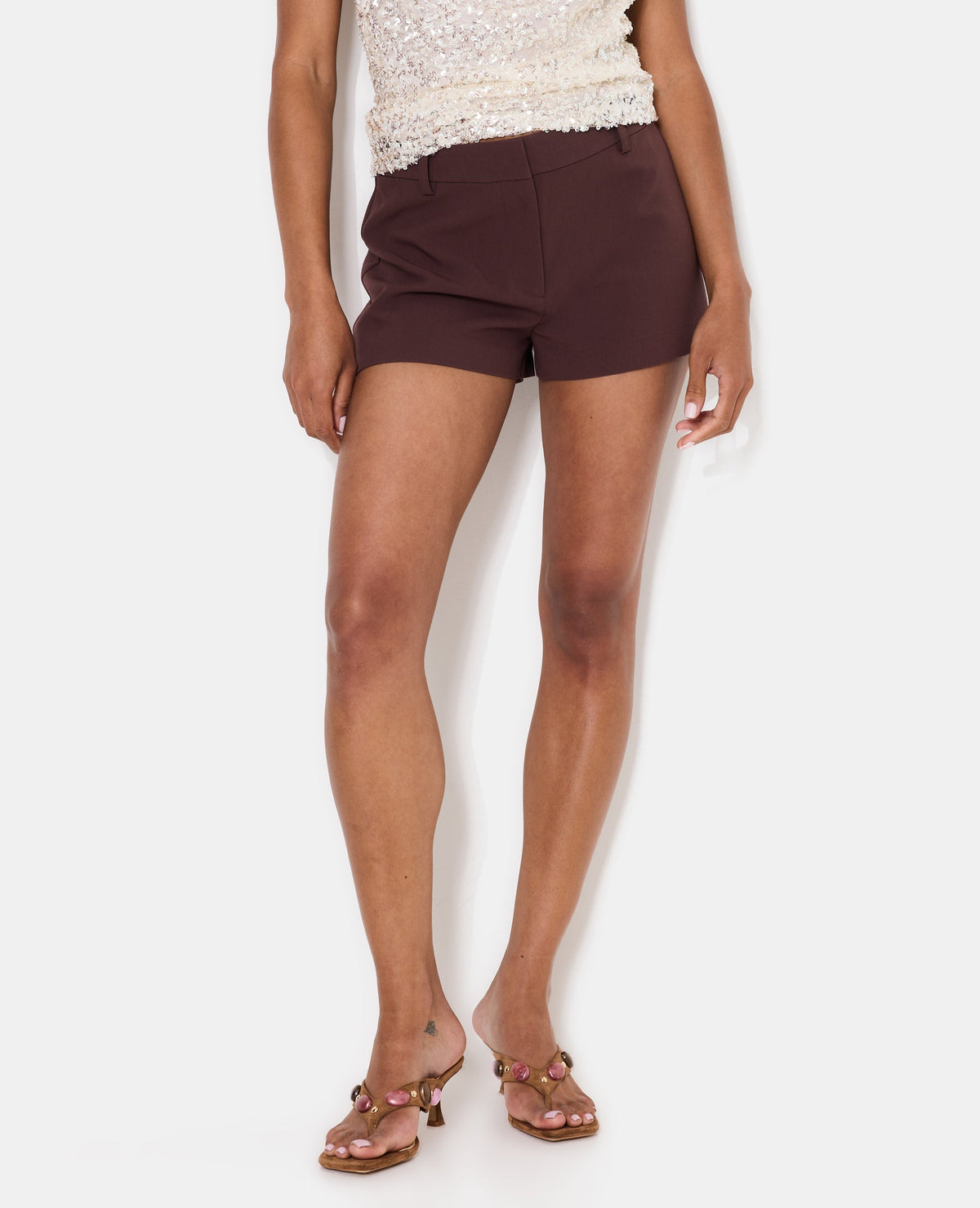 Mini-short city taille basse
