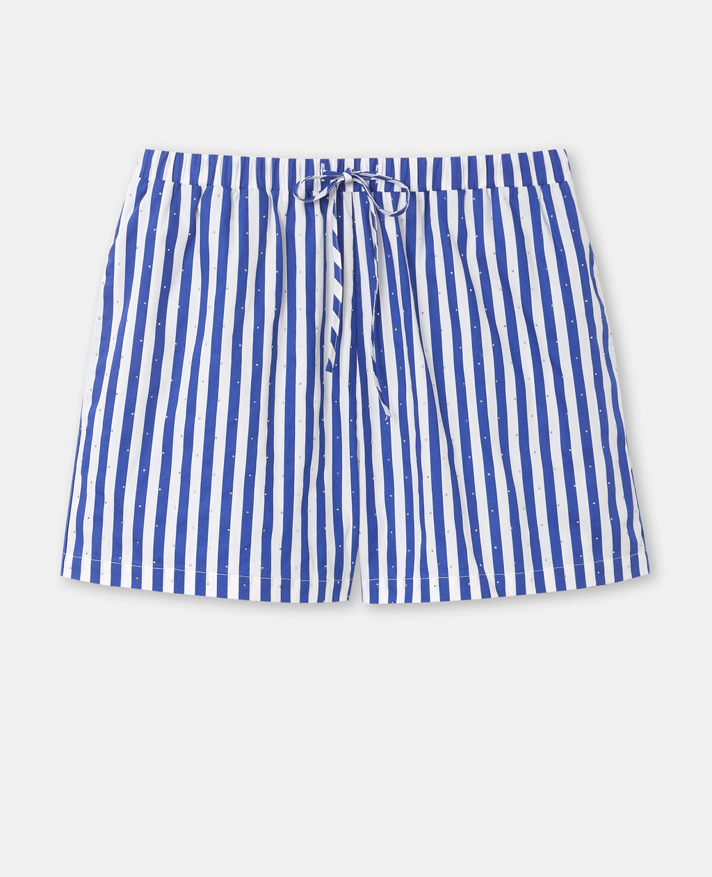 Short rayé avec strass