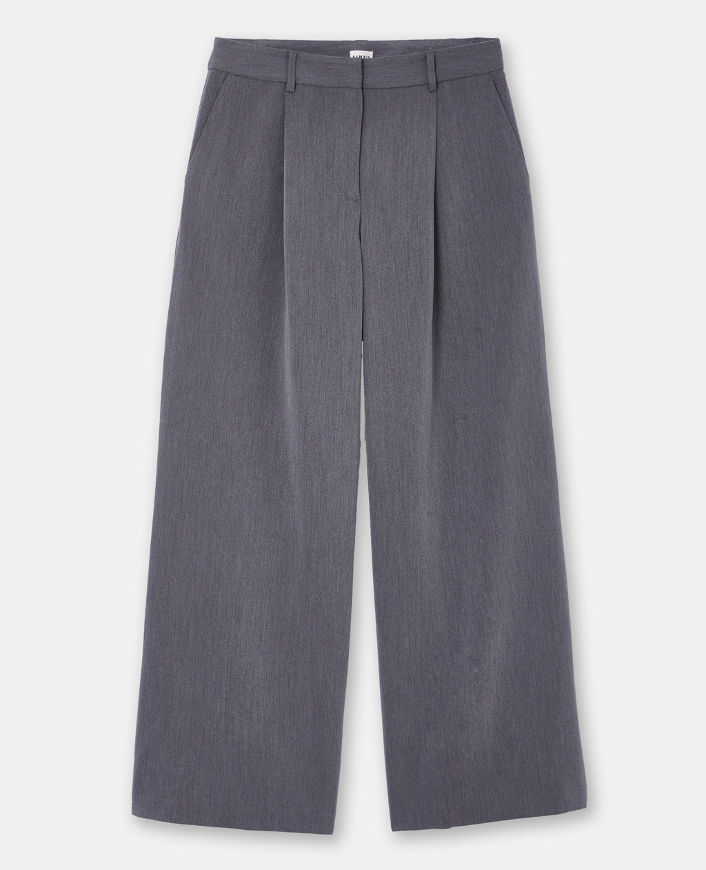 Pantalon large et droit avec pinces