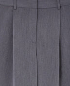 Pantalon large et droit avec pinces