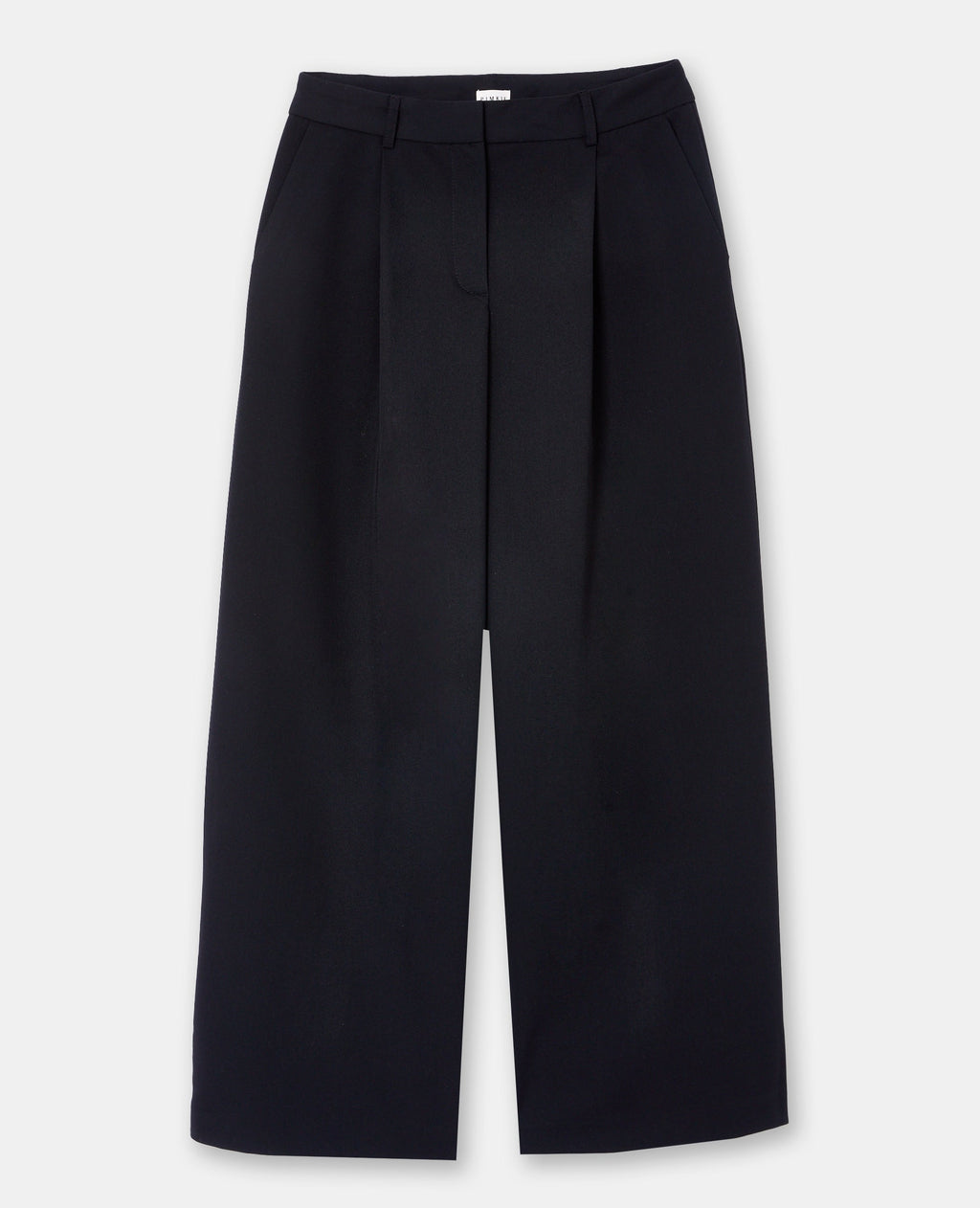 Pantalon large et droit avec pinces