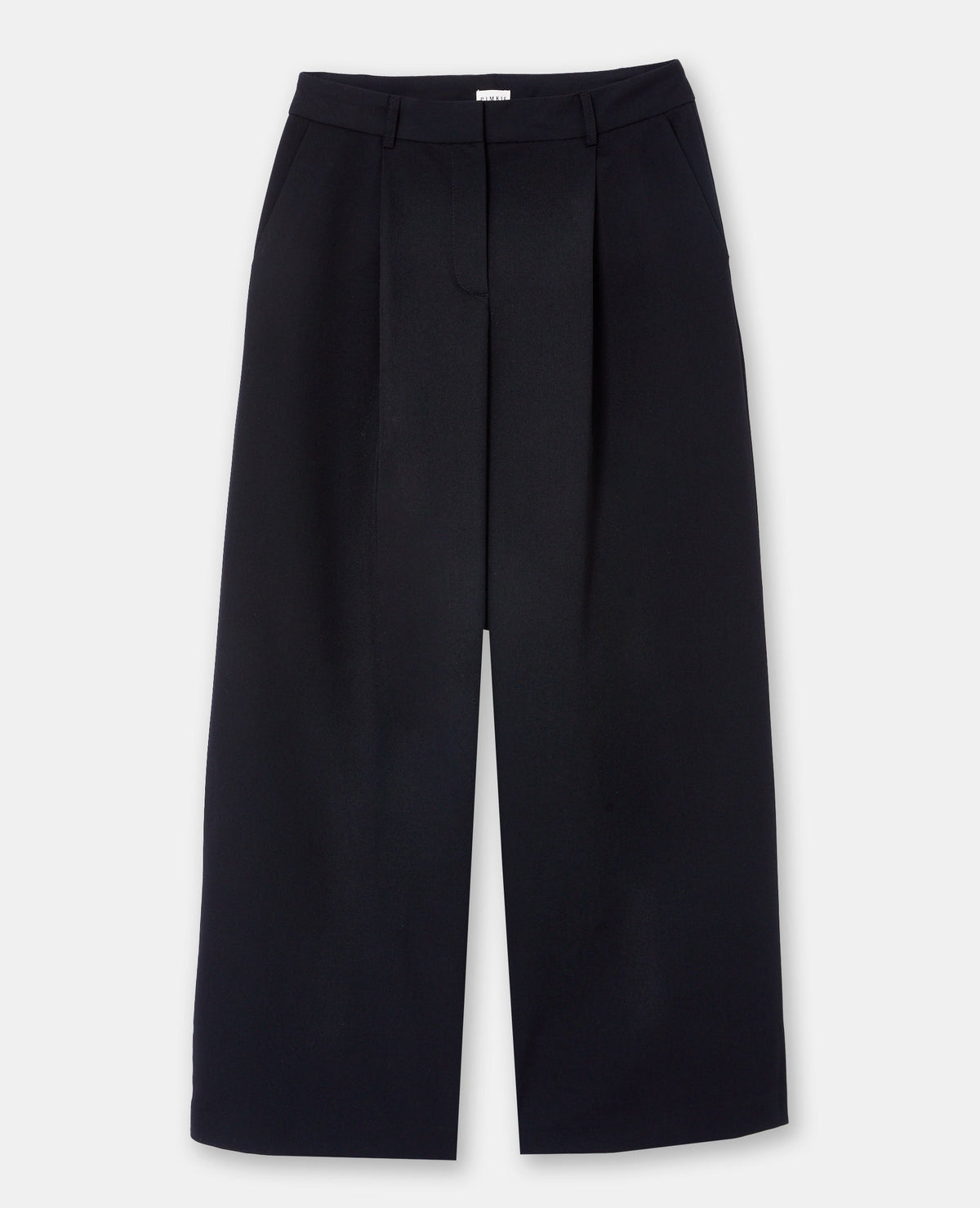 Pantalon large et droit avec pinces