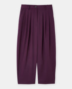 Pantalon barrel taille haute avec pinces