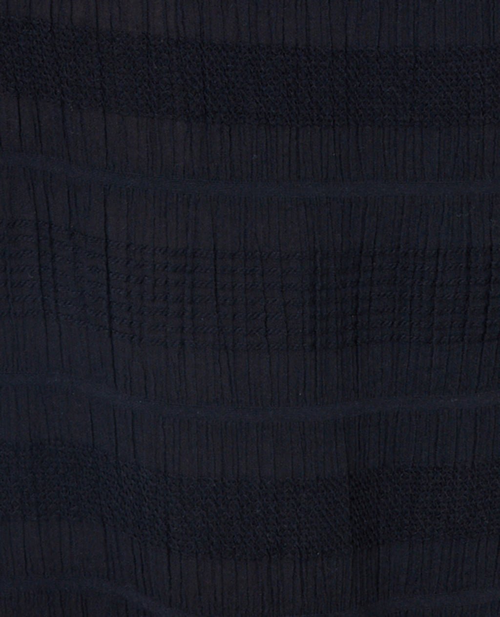 Pantalon droit et ample en tissu texturé