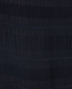 Pantalon droit et ample en tissu texturé