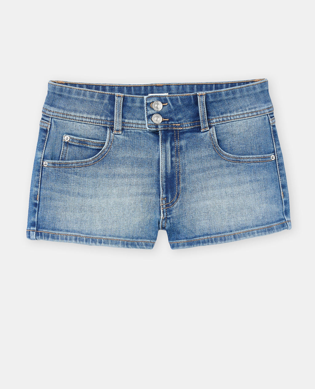 Mini-short en jean taille basse