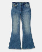 Jean flare taille basse