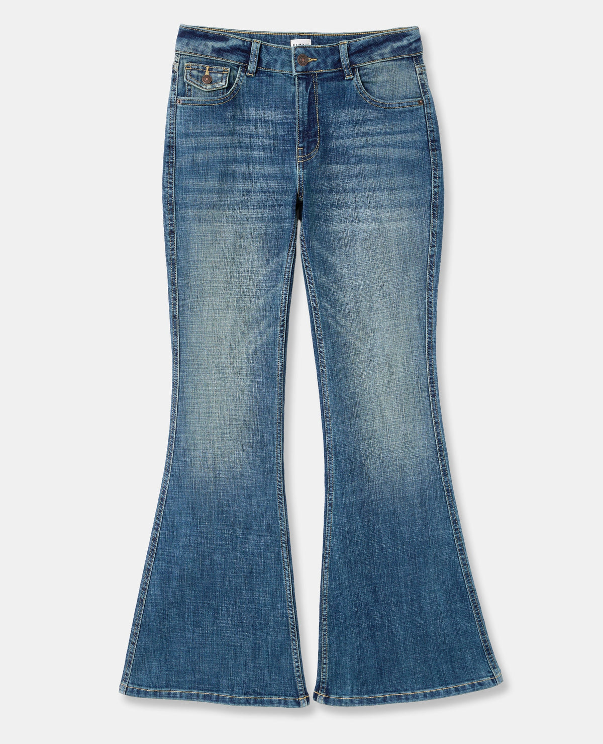 Jean flare taille basse