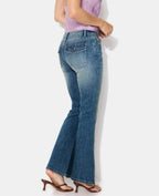 Jean flare taille basse