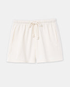 Short en molleton taille élastiquée