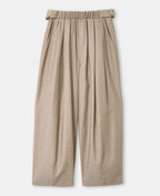 Pantalon barrel avec lin