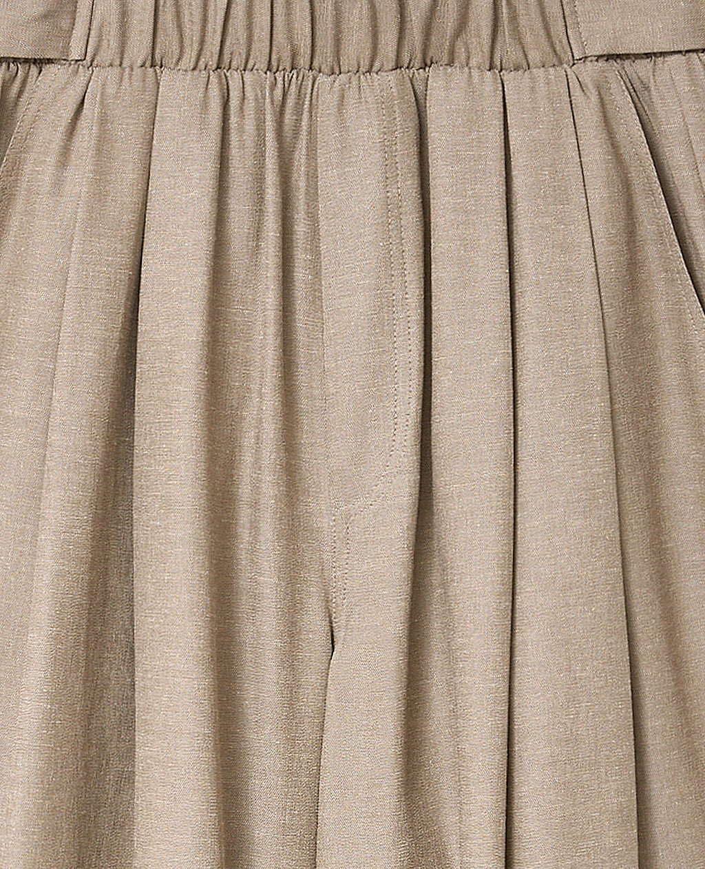 Pantalon barrel avec lin