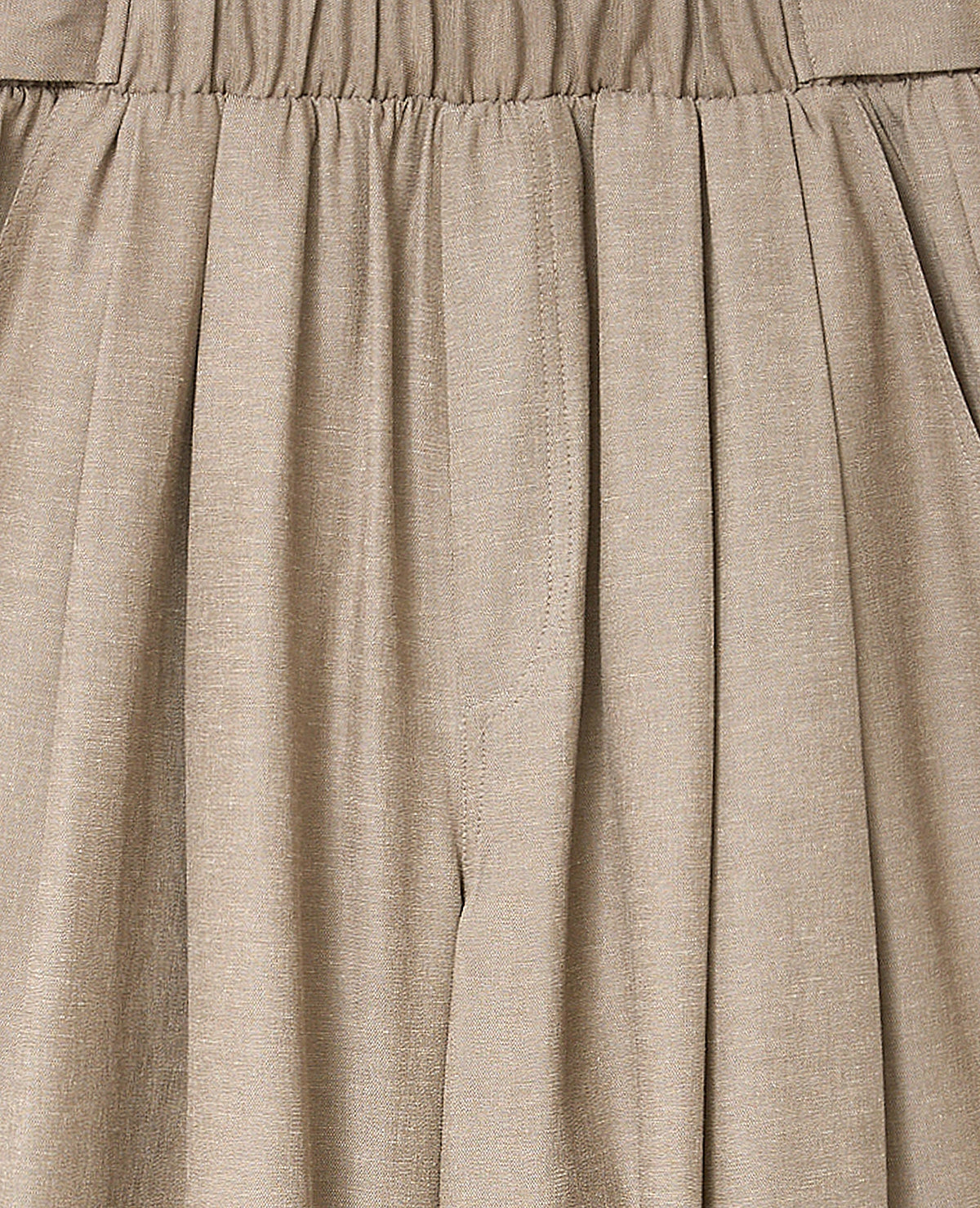 Pantalon barrel avec lin