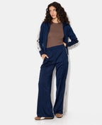 Pantalon de jogging droit avec bandes contrastées