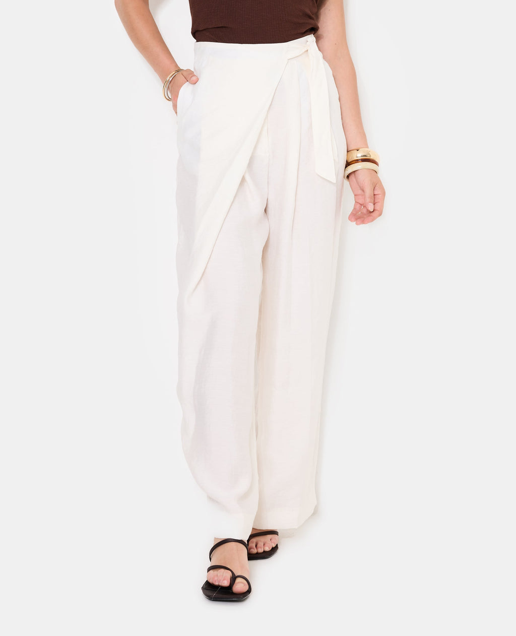 Skant pantalon effet porte-feuille motif soleils
