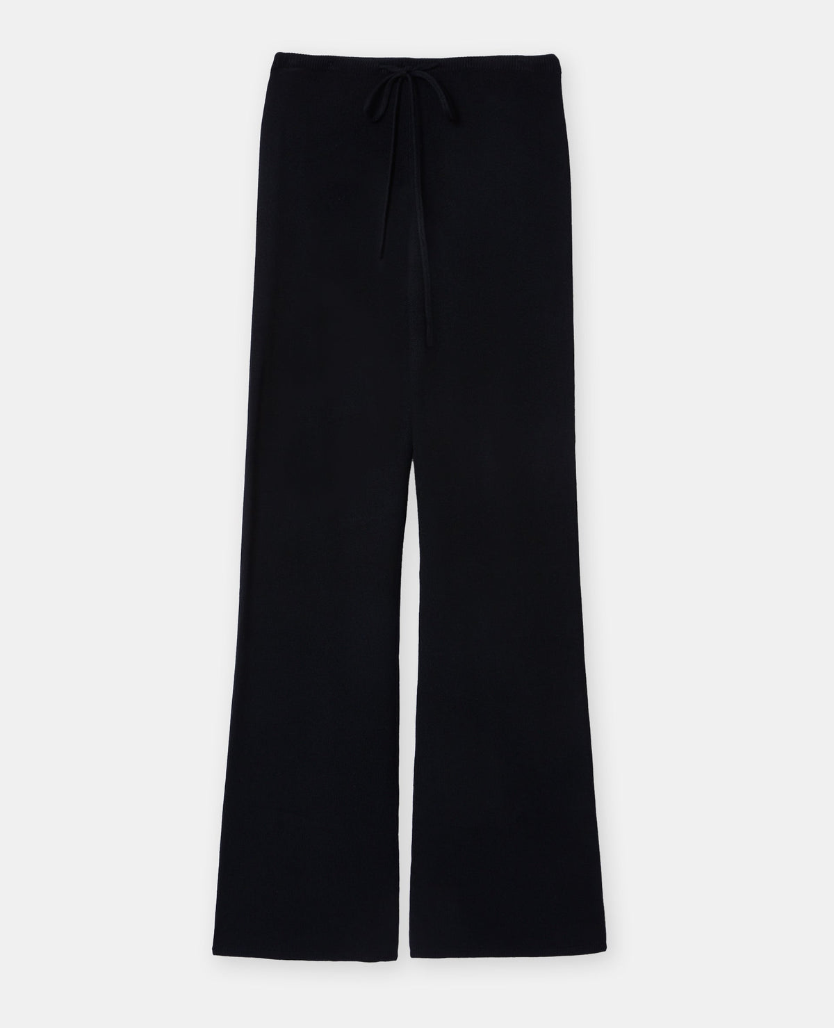 Pantalon en maille avec lien coulissé
