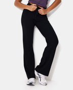 Pantalon en maille avec lien coulissé