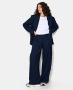 Pantalon city avec plis devant