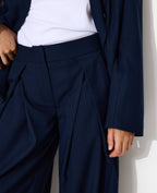 Pantalon city avec plis devant