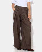 Pantalon city avec plis devant
