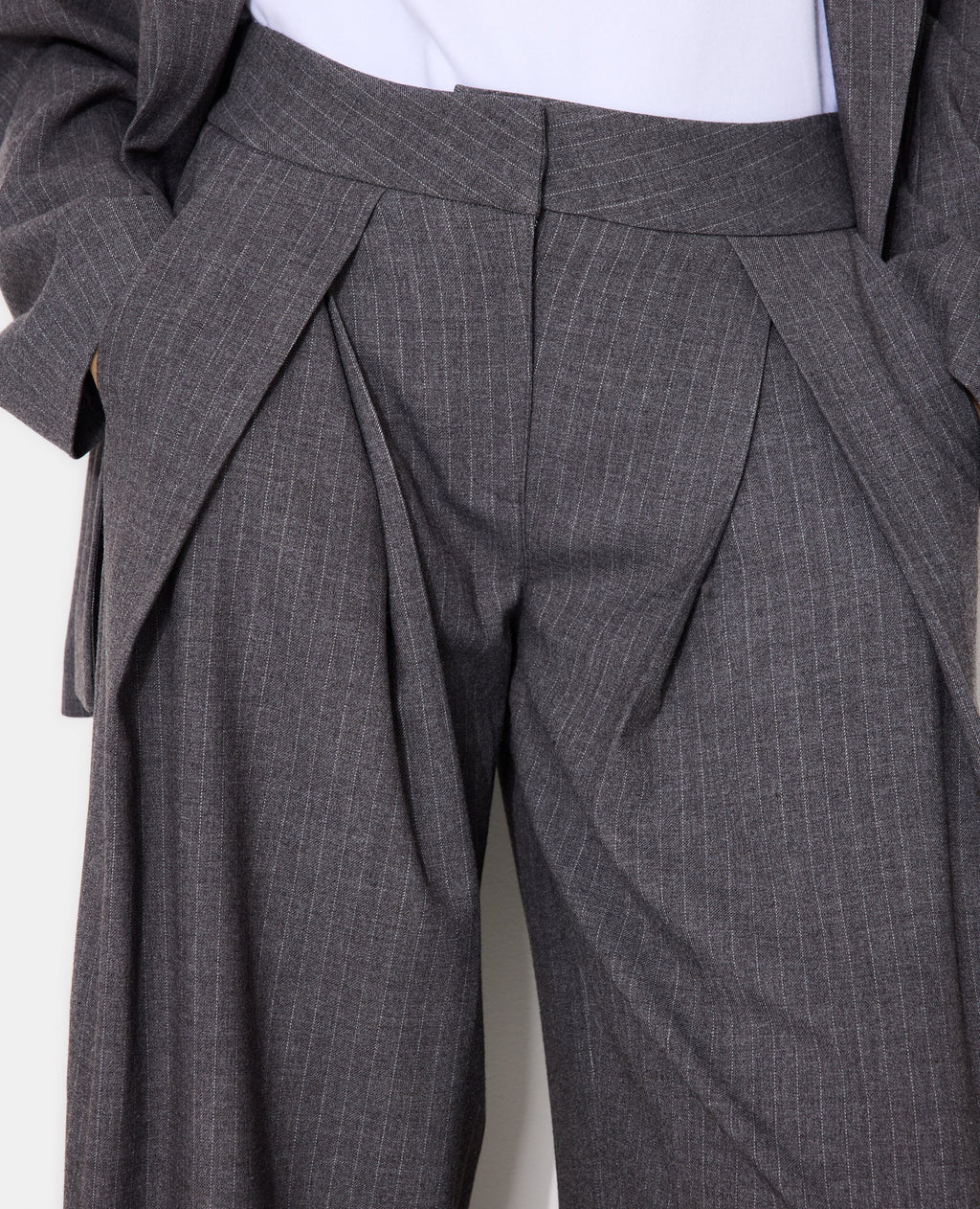Pantalon city avec plis devant