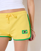 Mini-short molleton BRAZIL
