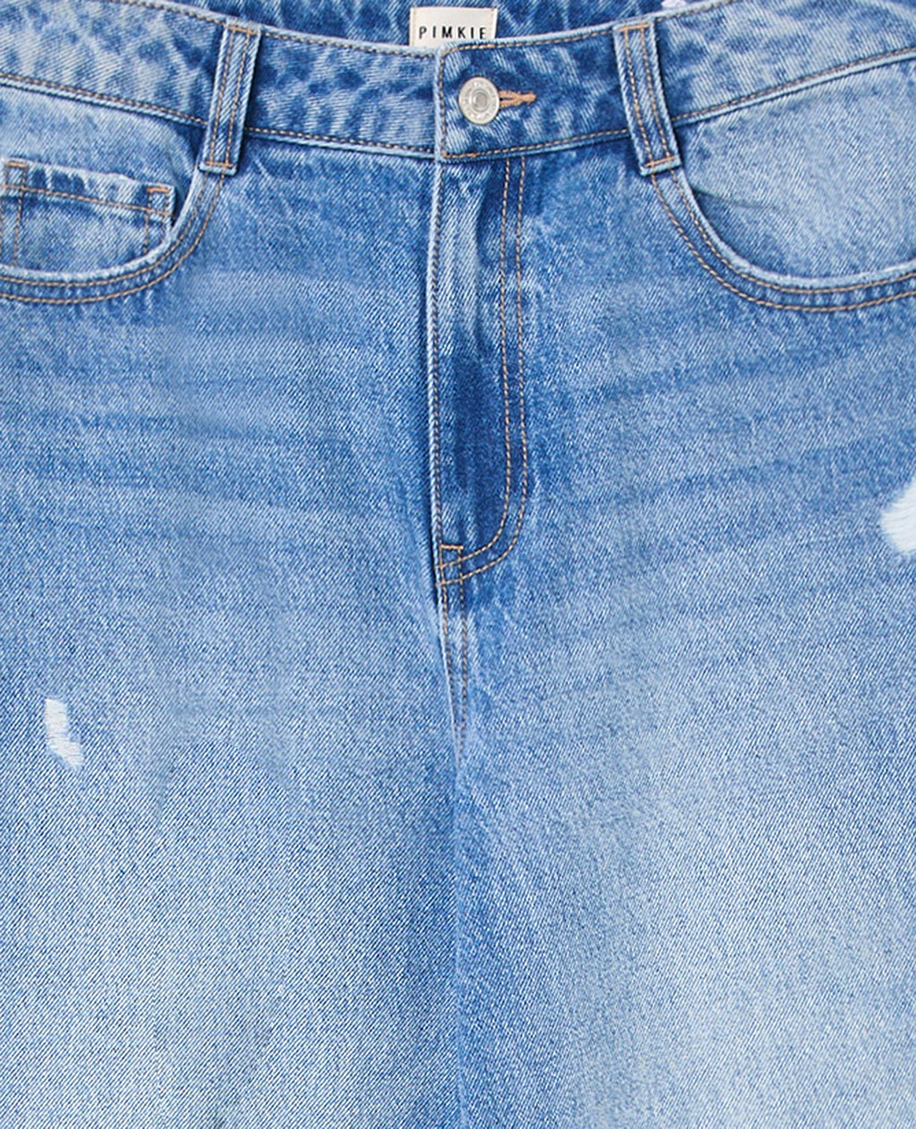 Jean destroy extra wide taille haute