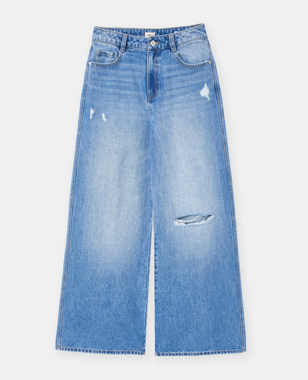 Jean destroy extra wide taille haute