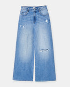 Jean destroy extra wide taille haute