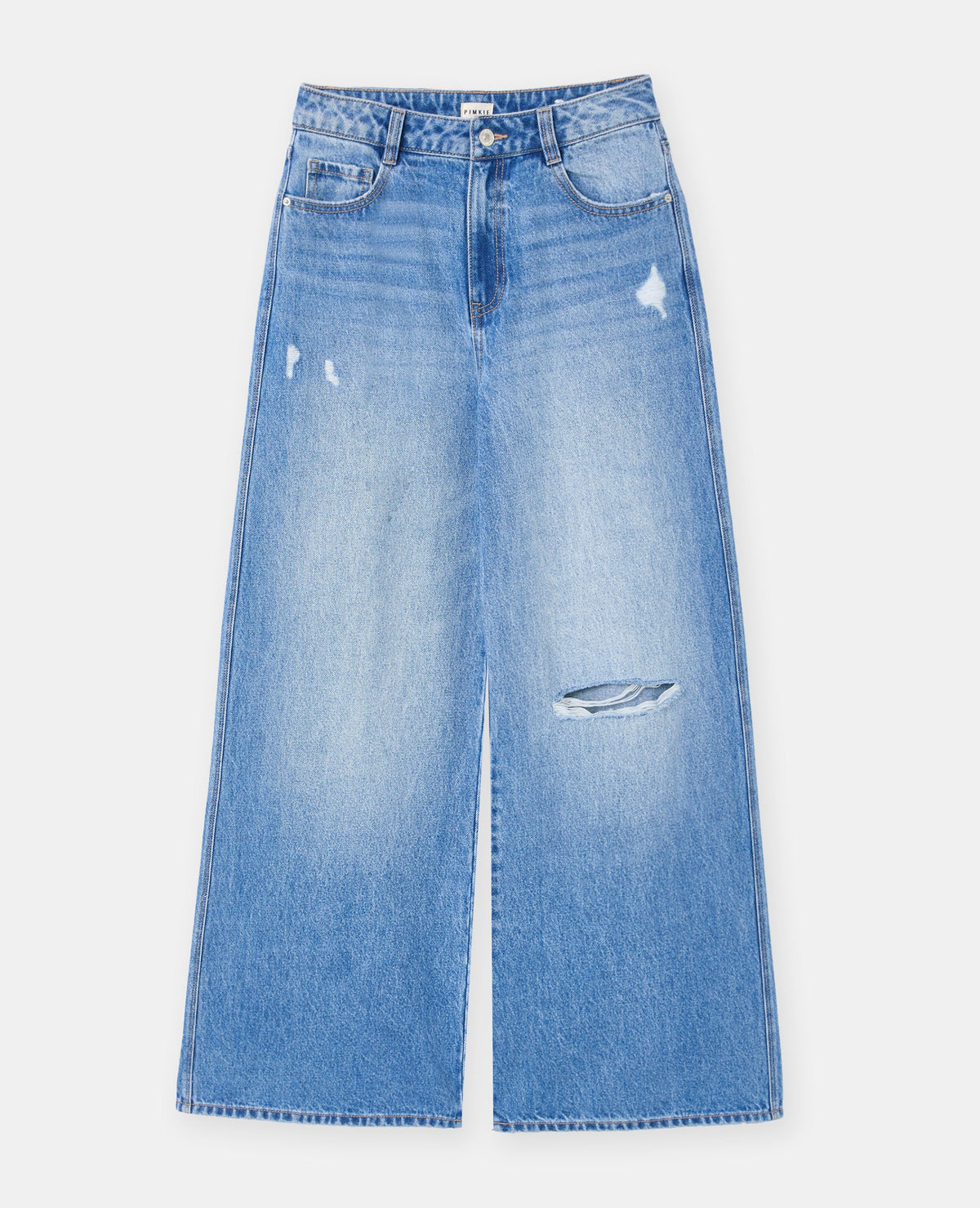 Jean destroy extra wide taille haute